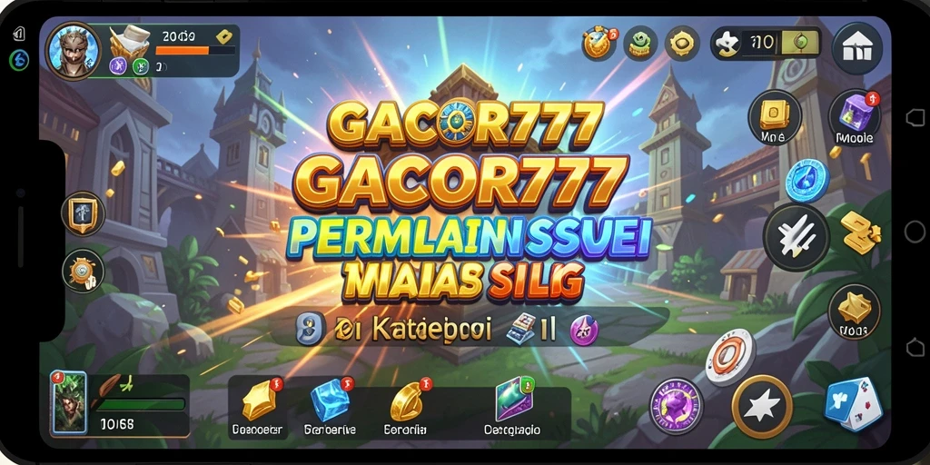 Screenshot GACOR777 menampilkan aksi strategi mendebarkan di dalam game.