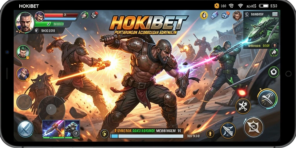 Gameplay HOKIBET penuh aksi dan strategi yang menantang.
