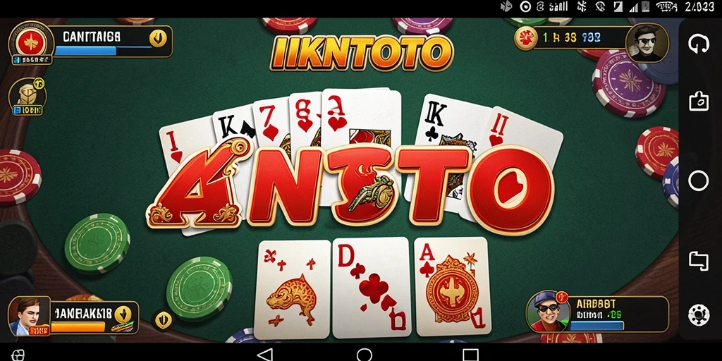 Tampilan menarik dari gameplay Domino dalam IKNTOTO.