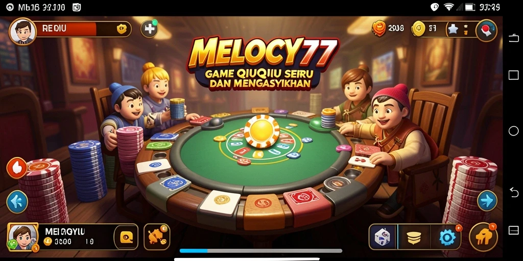 Tangkapan layar utama gameplay menarik dari QiuQiu.