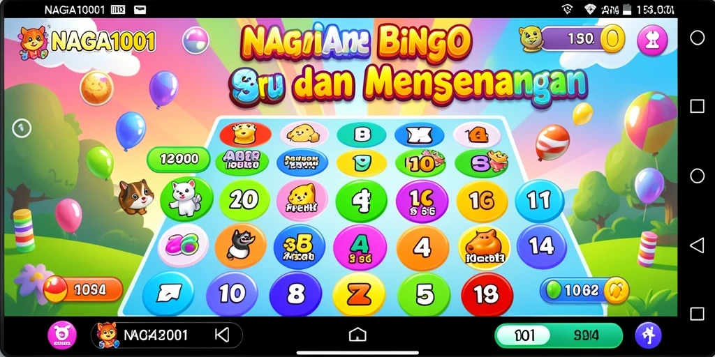 Tampilan gameplay seru dari NAGA1001 untuk Bingo.