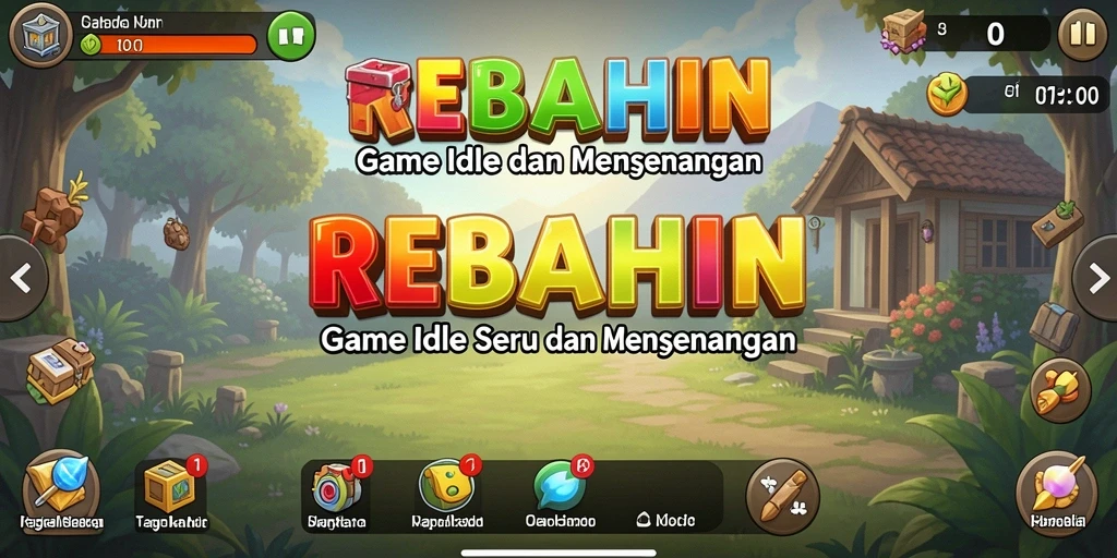 Tampilan gameplay REBAHIN yang menawan dan interaktif.