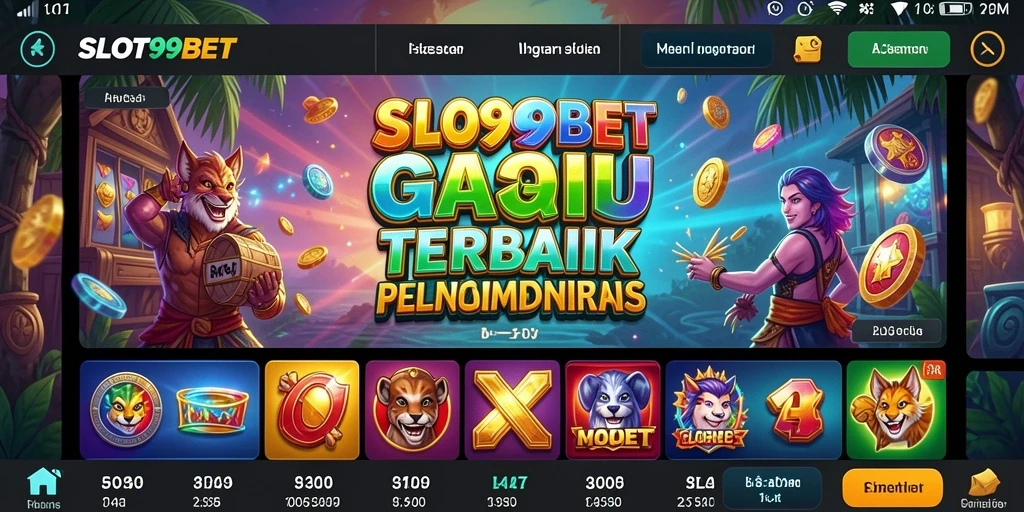 Tampilan gameplay SLOT99BET yang menarik dan interaktif.