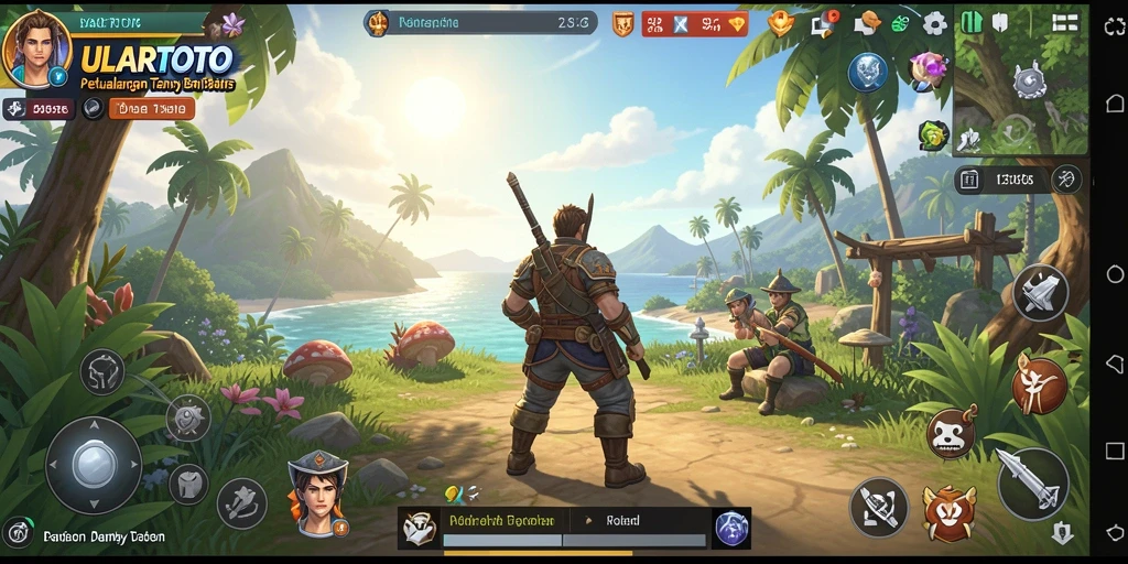 Tampilan gameplay ULARTOTO yang epik dan penuh petualangan.
